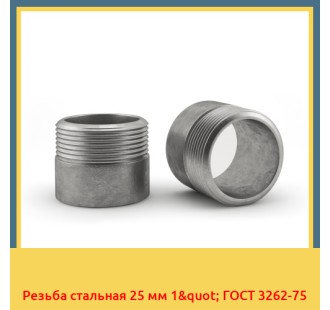 Резьба стальная 25 мм 1" ГОСТ 3262-75 в Таласе