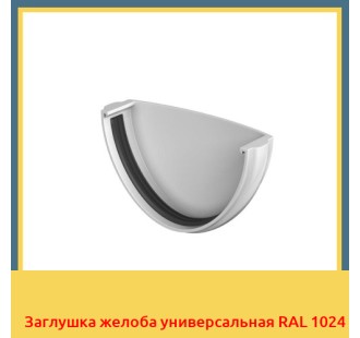 Заглушка желоба универсальная RAL 1024 в Таласе